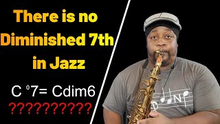 The Diminished 7th Does Not Exist in Jazz