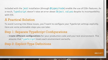 Prevent jest from Interfering with TypeScript: Ensuring Accurate Compilation Targets