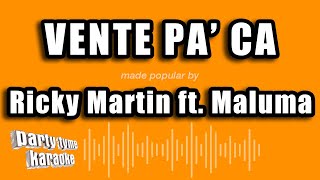 Ricky Martin ft. Maluma - Vente Pa' Ca (Versión Karaoke) screenshot 5