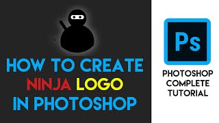 How To Create  Ninja Logo | #7 | Photoshop Tutorial in Tamil | Cyber Tech Tamil | Mullaiselvan screenshot 4
