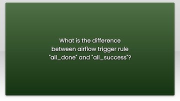 What is the difference between airflow trigger rule "all_done" and "all_success"?