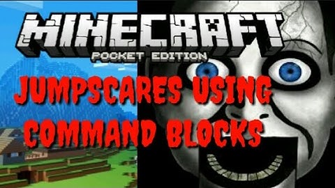 JUMPSCARES USING COMMAND BLOCKS! | Minecraft PE Redstone Tutuorials