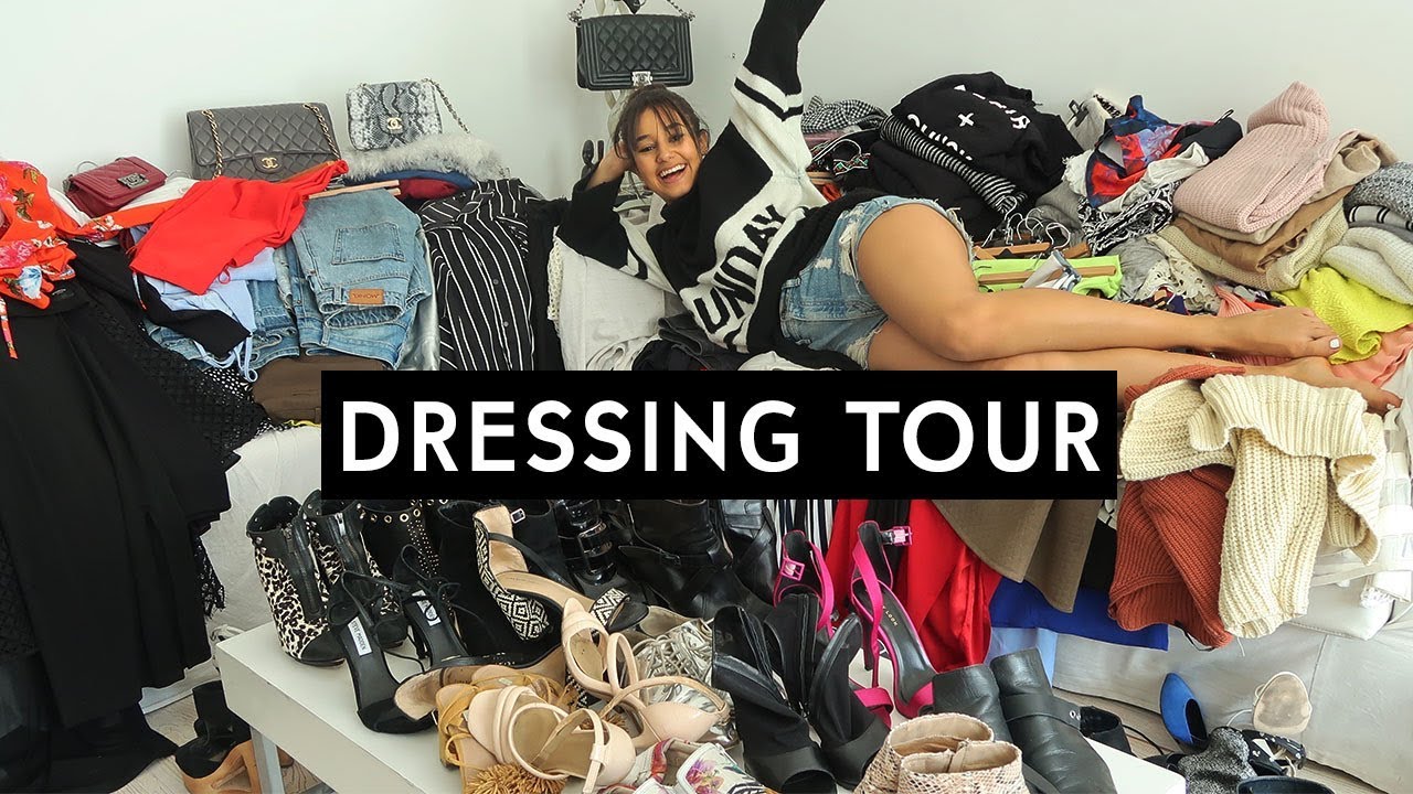 JE VIDE MON DRESSING + DRESSING TOUR || Léna Situations