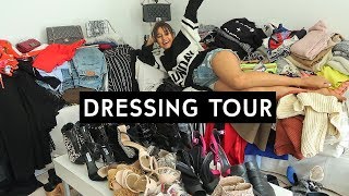 JE VIDE MON DRESSING + DRESSING TOUR || Léna Situations