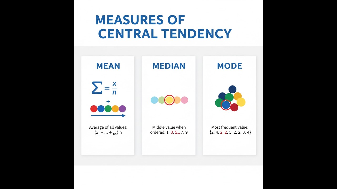 Chapter 2 Part 1 | How to Calculate Mean, Median, and Mode (A Step-by-Step Statistics Tutorial)