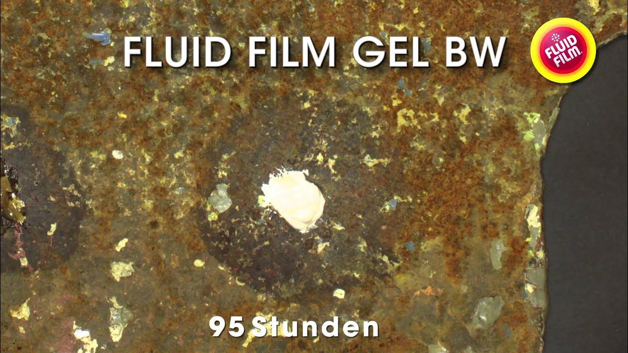 What does Fluid Film Black look like after 3-1/2 months on the