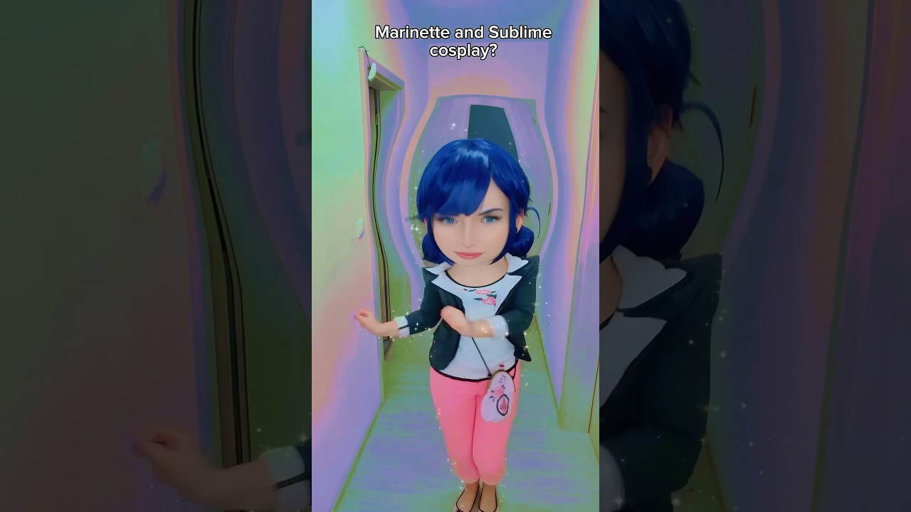 Gwenchana #trend | Marinette Dupain-Cheng & Sublime Bartlett @witchera_ ​⁠ #cosplay | Miraculous