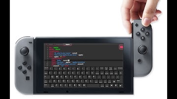 Developing games on the Nintendo Switch using BASIC