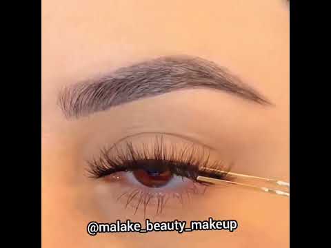 آموزش مژه گذاشتن