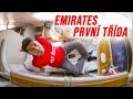 První třída v Airbusu A380 Emirates aneb jak se nejí kaviár ve First Class - EK127 Dubaj - Vídeň