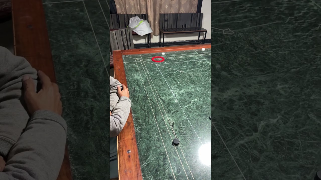 Unbelievable carrom trick and skills 