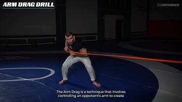 Arm Drag Drill | Gain Advantageous Positions and Set Up Takedowns with Dopa Bands!