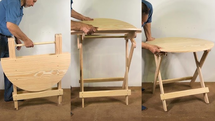 Planos de carpintería mesa plegable de madera 4 x 2, mesa plegable de  pared, transformadores, banco de trabajo plegable, planos de bricolaje,  madera de mesa plegable, mesa de trabajo -  México