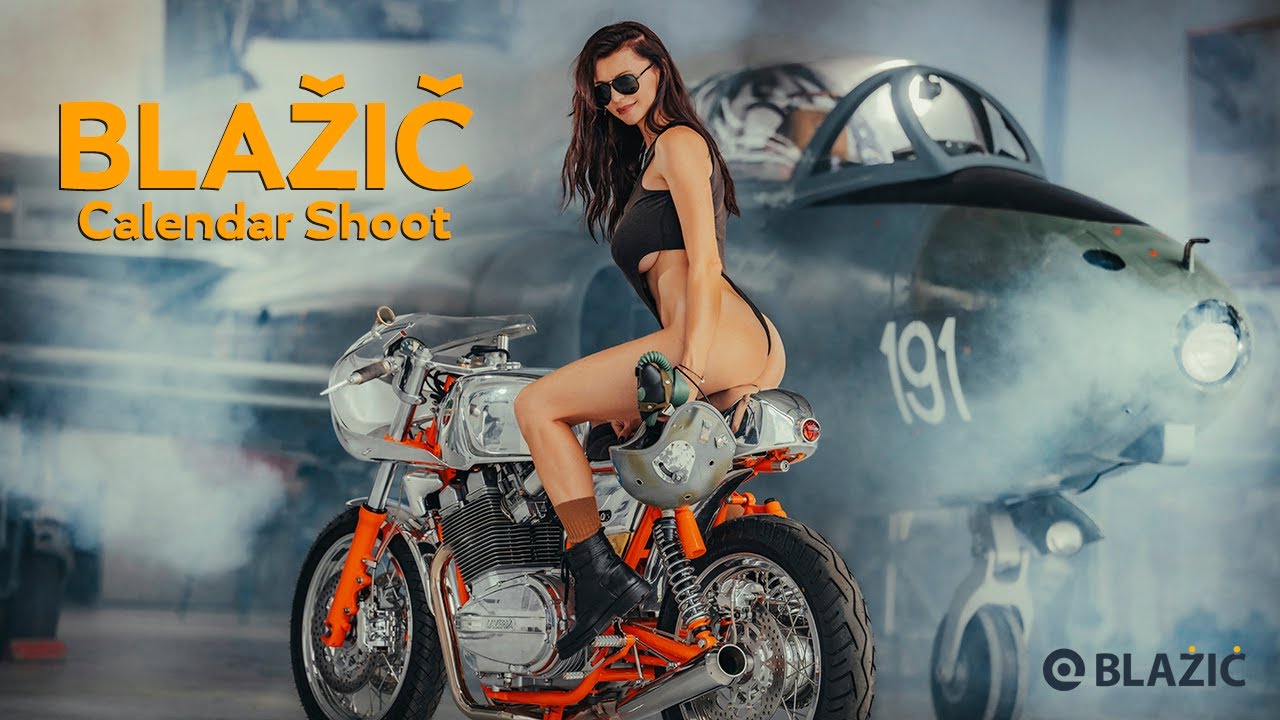 Calendar shoot with photographer Aleš Bravničar and model Manja Dobrilovič - BTS