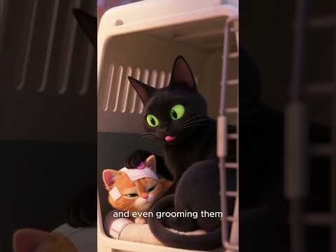 Cat Nurse feed babies by The Pets Vet