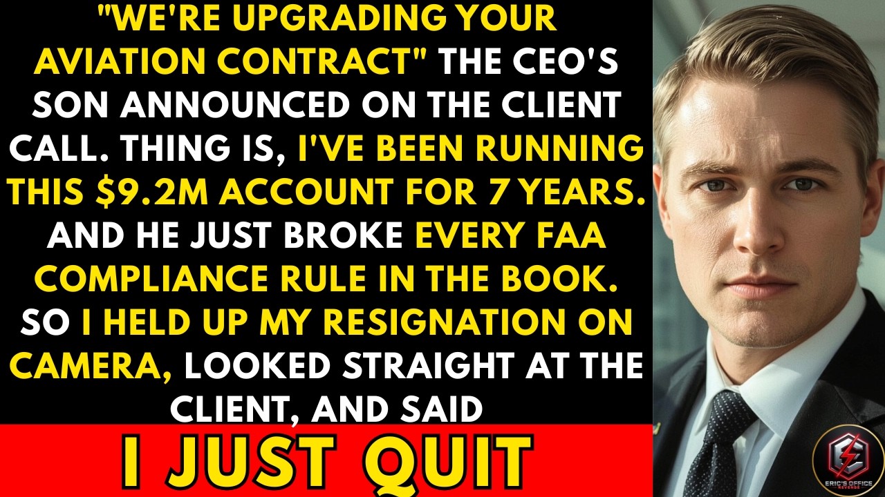 I Held Up My Resignation On Camera And Cost Them A $9.2M Aviation Contract | OFFICE REVENGE