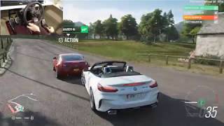 Forza horizon 4 - (Steering Wheel Drift &amp; Drive) Gameplay - Logitech G27 WheelSim