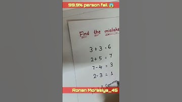 find the mistake? 🤔 #puzzle #short #trending