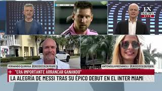 Noche mágica para el Inter de Miami: la emoción de un nene con el gol de Messi