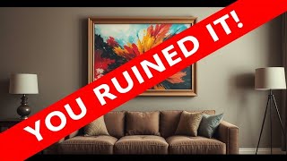 The 3 Rules For Hanging Art Above Your Couch (Stop Making These Mistakes!)