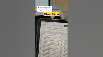 Di iPad udah ada update PIVOT TABLE, sebelumnya gak ada. Kemungkinan di tablet Android juga dapet.