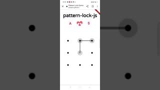 A and S pattern-lock..for A ❤️S