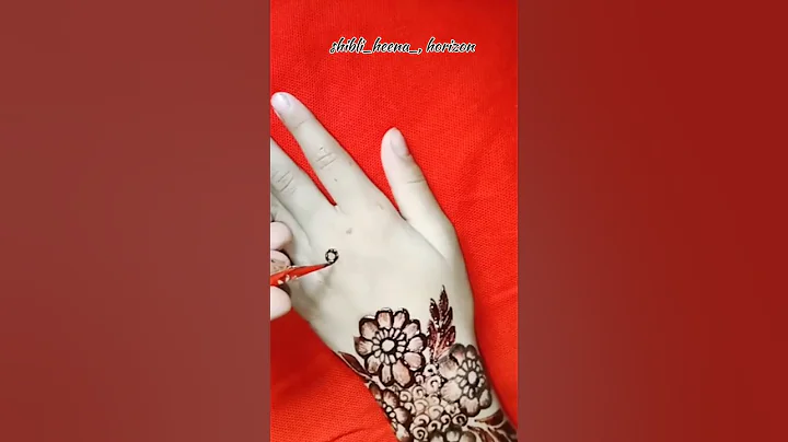 Mehndi design for Kids #shorts #shinewithshorts