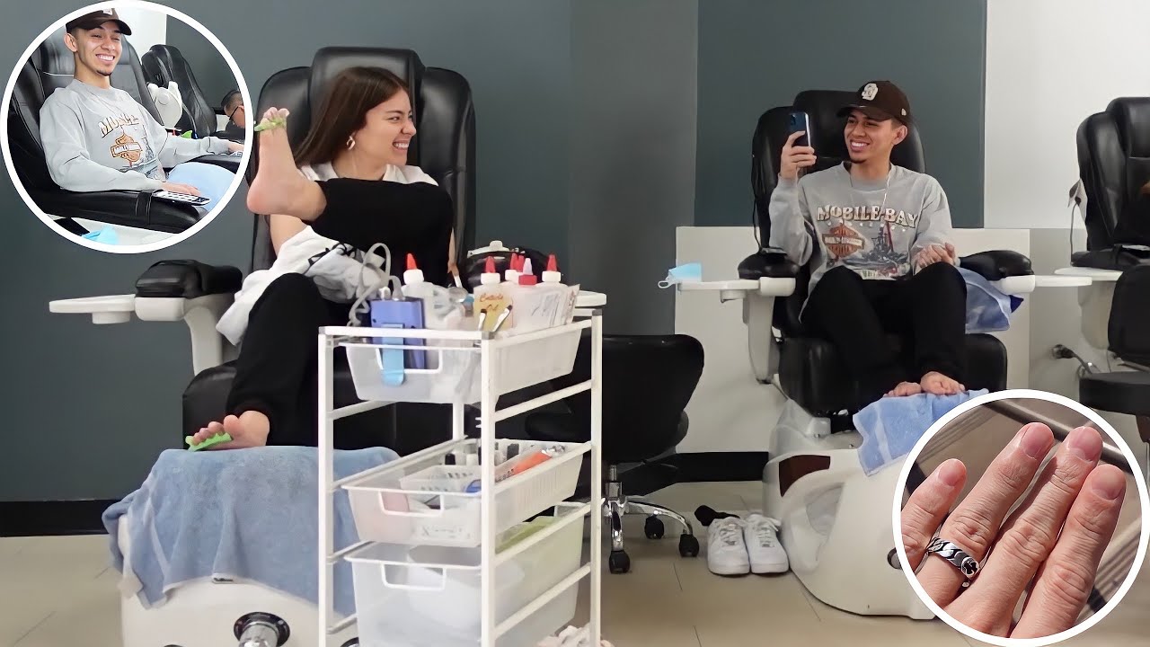 Jayco got a MANICURE & PEDICURE for the FIRST TIME !