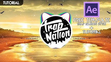 [Turorial] - Free Template Audio Spectrum Trap Nation Style + Tutorial | Adobe After Effects 2015