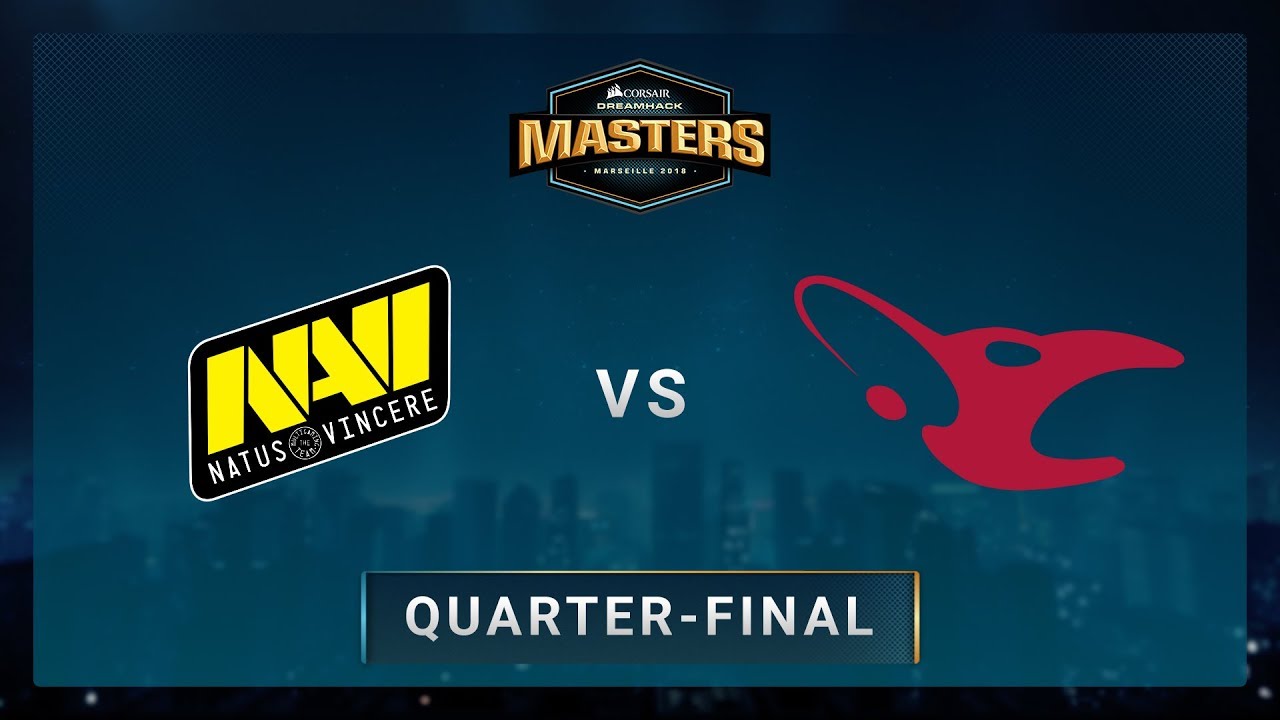Na'Vi vs Mousesports - Mirage - CORSAIR DreamHack Masters Marseille 2018