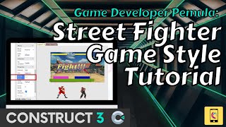 StreetFighter / Fighting Game Style tutorial (2 Players control) using Construct 3 screenshot 4