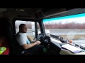 First tour in semi trailer truck!! Mercedes Actros MP4 430HP