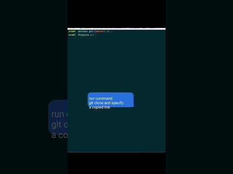How to get any github project to your pc? #clone #coding #shorts #programming #git #github #shorts