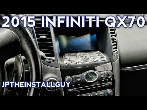 2013-2015 Infiniti QX70 radio removal only