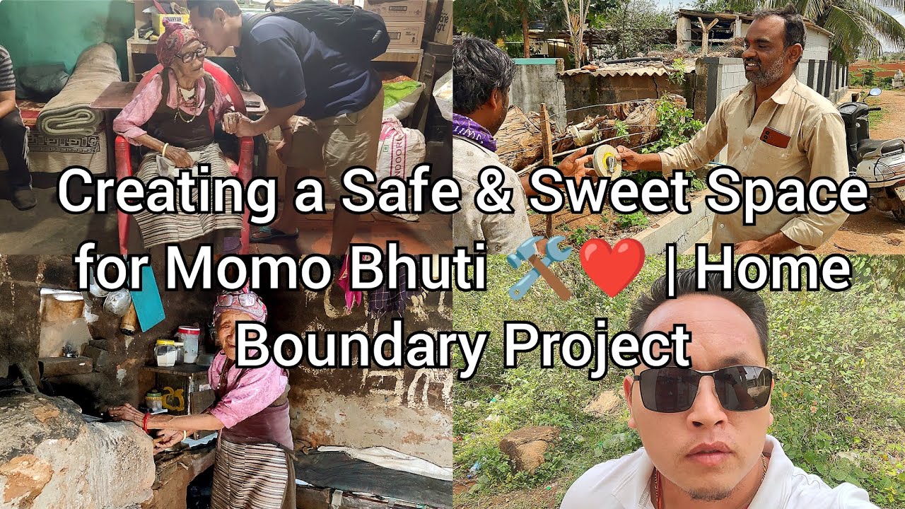 Building More Than a Fence… We’re Building Peace for Momo Bhuti 💖 #tibetanvlogger #2025 