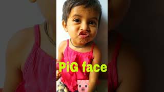 cute pig face ????, ??