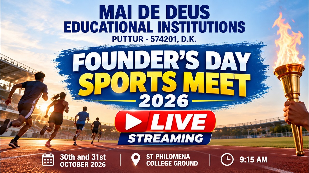 🏆 FOUNDER’S DAY SPORTS MEET 2026 – LIVE | Mai De Deus Educational ...