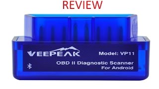 Veepeak Mini OBD2 Diagnostic Bluetooth Scanner For Android Review