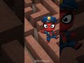 Spiderman and me Found PoopMonster in maze