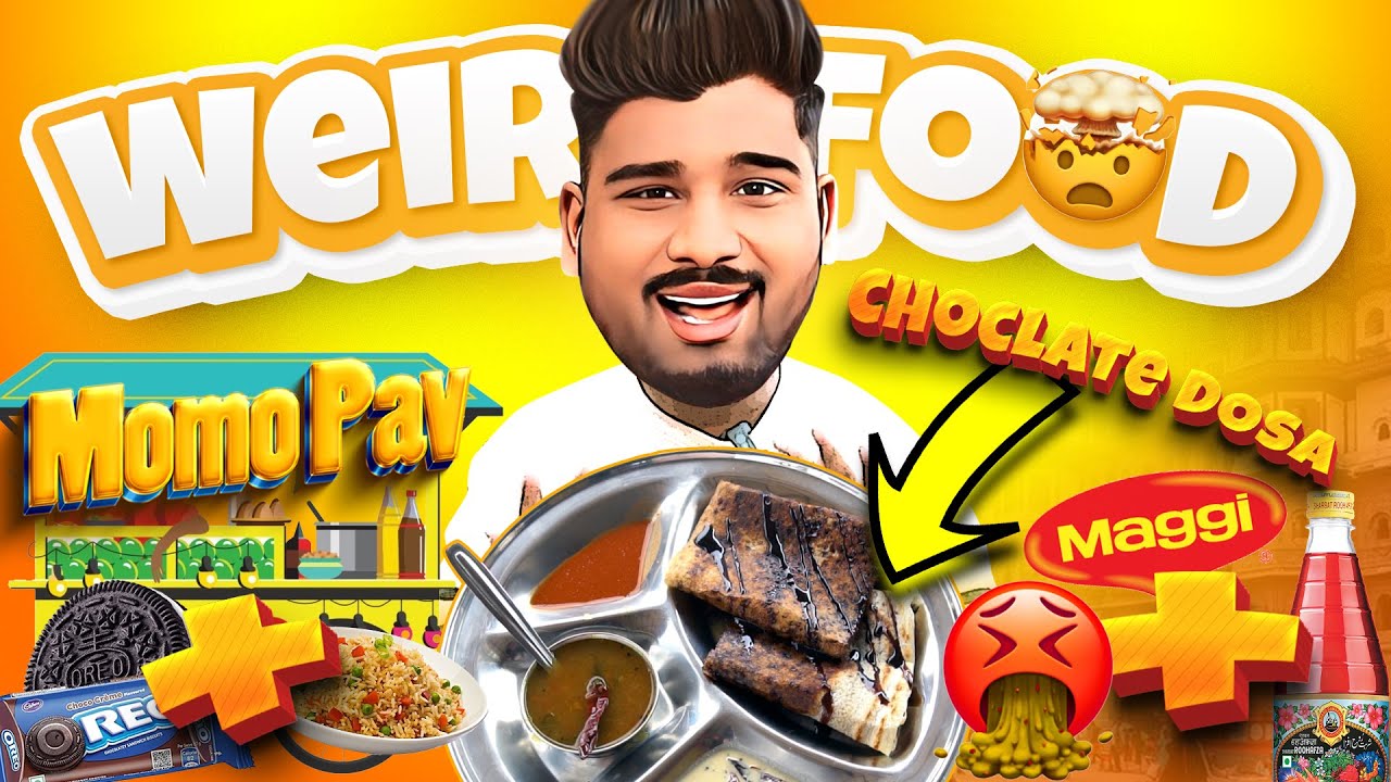 Weird Rice Combos Trying India's Most WEIRD Food Combination 🤮 RoohAfza Chai, Oreo Fried ...