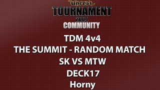 UT2004 TDM 4v4 - The Summit LAN Random Game (2004) - SK vs mTw - Deck17 - Horny