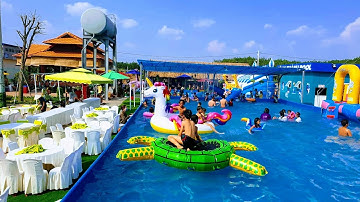 Kinh Nghiệm Kinh Doanh Hồ Bơi Di Động - Công Viên Nước Lợi Nhuận Cao