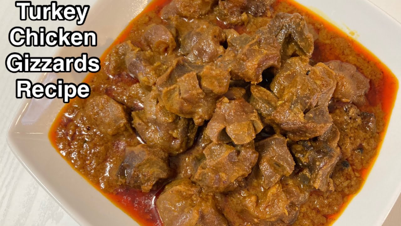 Turkey Chicken Gizzards Masala Curry RecipeBangali style টার্কি