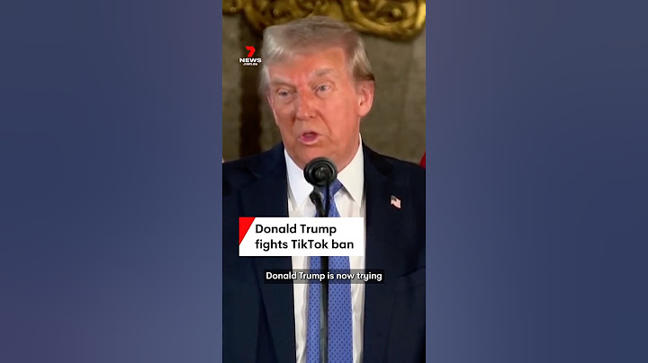 Donald Trump fights TikTok ban