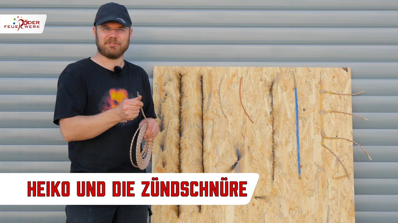 Zündschnüre im Vergleich, Visco, Anzündlitze, Tapematch u.a.