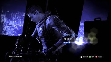 Resident Evil 6 demo - character select