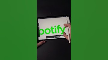 Amazing Spotify Logo Animation 💚 #spotify #procreate #ipad #logo #beautiful