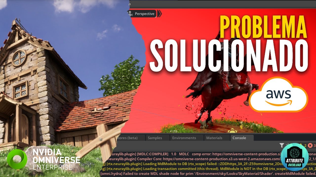 ⚠ Soluciona el error de AWS en NVIDIA Omniverse USD Composer - YouTube