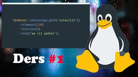 Temel Linux Komutları (Ders #1)