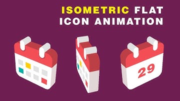 Isometric After Effects Tutorial - Flat 3D Icon Animation #03